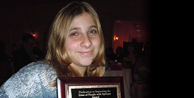 Shining epilepsy star: Shelby Santucci