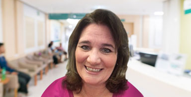 Seizure star: Kim Potts