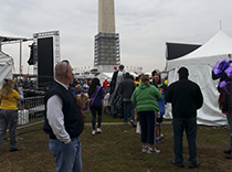 Epilepsy walk 2014 in front of Washington monument