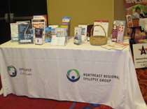 Northeast Regional Epilepsy Group information booth