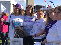 Lorna Myers, Kim, Bridget, Shelby and Gail walked for epilepsy
