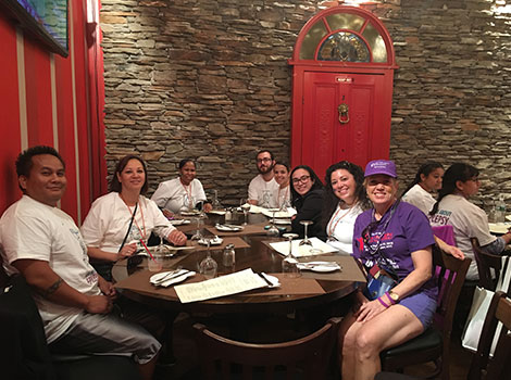Lunch with Dr. Paolicchi after the epilepsy walk