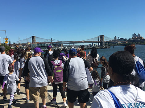 The 2016 epilepsy walk was packed