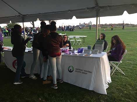 Our epilepsy group booth