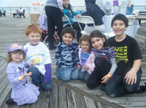Some of the younger Epilepsy Walkers