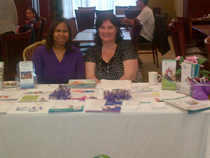 Sonia and Kim at our epilepsy information booth