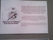 Stand up for epilepsy exhibit at San Diego